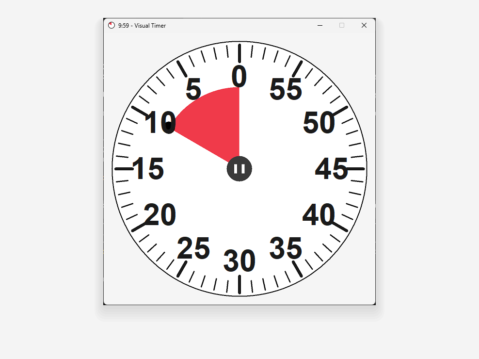 Visual Timer application screenshot